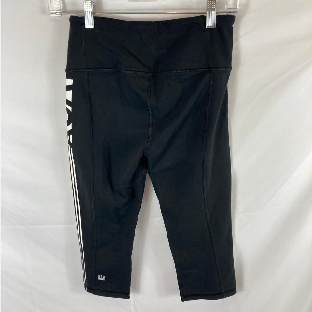 VSX Sport Knockout Crop Leggings Size Small Black Graphic - Picture 5 of 6